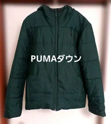 남성용 PUMA 다운 아우터 M 그린 푸마