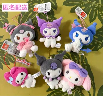 산리오 마이멜로디 쿠로미 봉제 인형 키체인 니코누이 묶음 판매