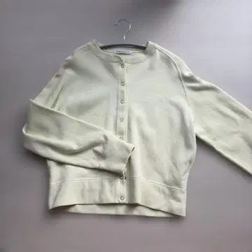 더블 페이스 링 버튼 가디건 워셔블