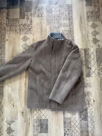 INTERMEZZO 브라운 스웨이드 남성용 자켓