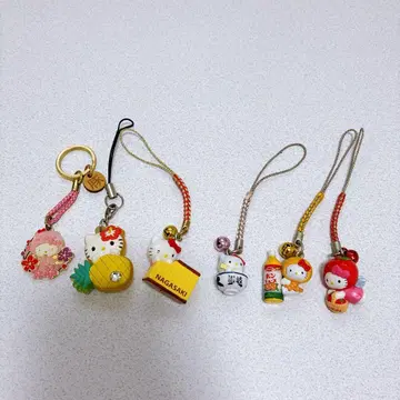 헬로키티 산리오 고토치 스트랩 세트