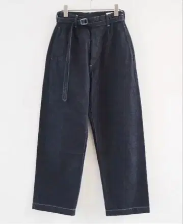 blurms DENIM NARROW BELTED PANTS