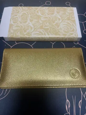 [ 미사용 새상품 ] 황궁 한정판 골드&실버 장지갑 세트
