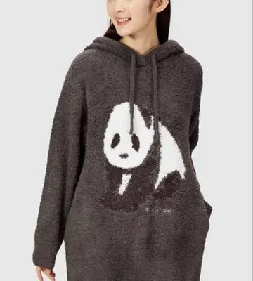 젤라또피케 팬더 자카드 후드 드레스 룸웨어