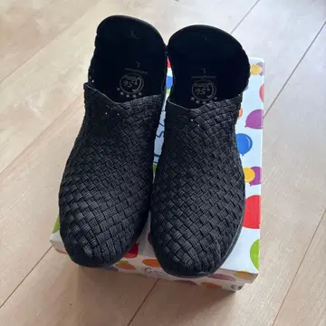 블랙 뜨개질 슬립온 7