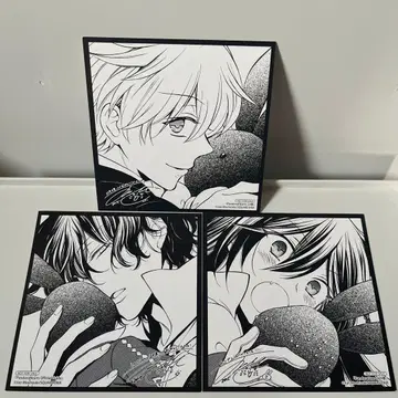 3장 세트 판도라 하츠 미니 색지 오즈 길 앨리스