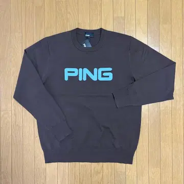 PING 크루넥 니트 풀오버 25 가을/겨울 모델 브라운