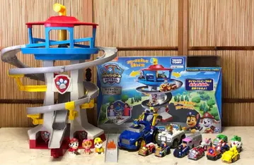 퍼피 구조대 퍼피 출동! DX 퍼피 스테이션 박스 포함 기타 묶음 판매