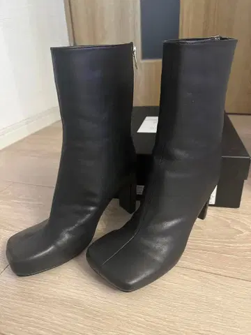 ELENDEEK 엘렌딕 부츠 스퀘어 숏부츠 여성용 38