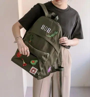 ear x ken nakayama 808 자수 백팩 카키