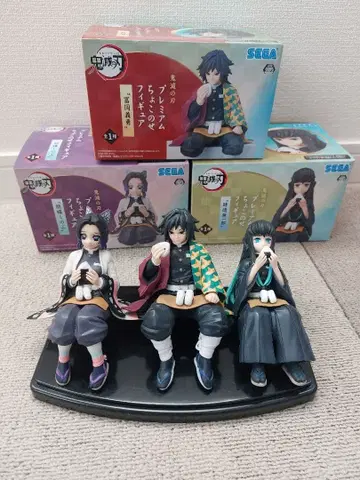 귀멸의 칼날 프리미엄 춍코노세 피규어 (시노부, 기유, 무이치로)