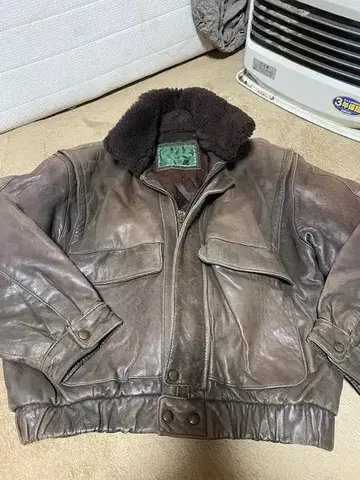 Vallemosso 브라운 가죽 자켓 70752