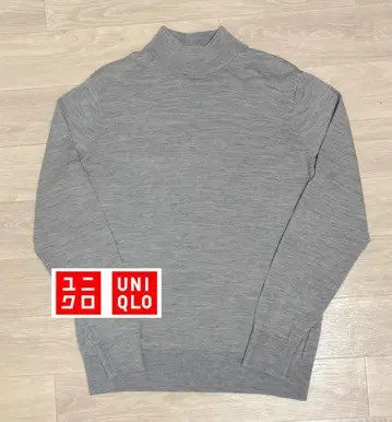 UNIQLO 엑스트라 파인 메리노 100% 모크넥 스웨터