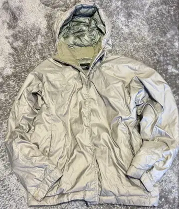 mont-bell 몽벨 다운 자켓 베이지 후드 부착