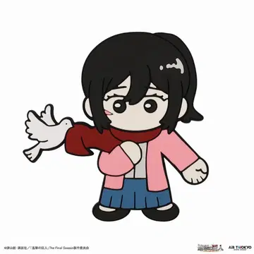 굿즈-마그넷 진격의 거인 [ Hug me!! ] 러버 마그넷 후크 미카사