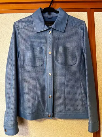 JHA-JHA 라이트 블루 스웨이드 자켓