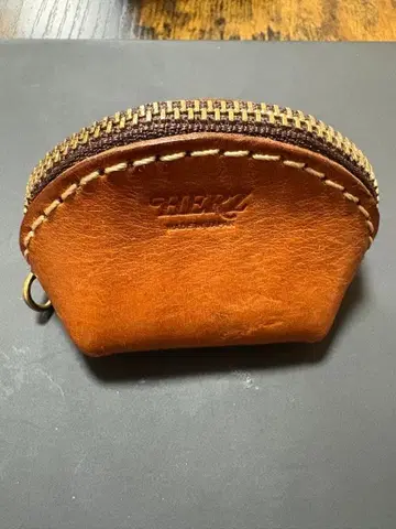 HERA 가죽 코인 케이스 브라운