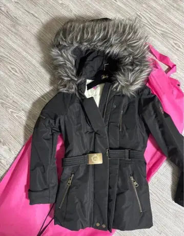 Rady 블랙 퍼 롱 코트