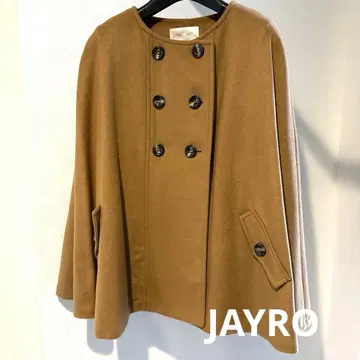 [ JAYRO ] 케이프 코트 브라운