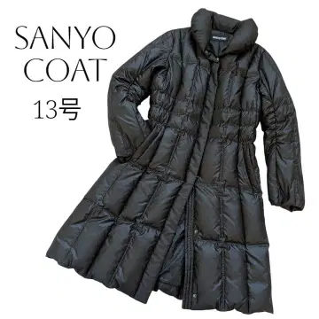 SANYO COAT 산요 코트 롱 다운 코트 숄카라 13