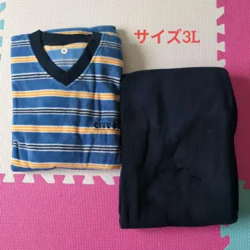 남성용 파자마 플리스 소재 사이즈 3L 새상품