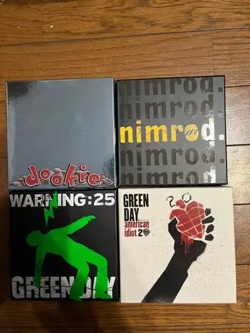 Green Day CD box set 4개 세트 레어 새상품급 새상품급
