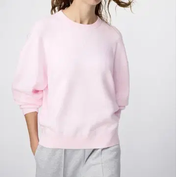 유니클로C 스무스 코튼 크루넥 스웨터