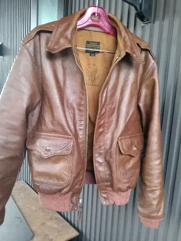 리얼 맥코이 A2 미군 아메카지 플라이트 자켓 라이더스 남성용