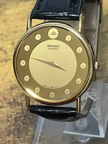 seiko 골드 배터리 새상품 타사 제품 벨트 새상품 변경 다이얼