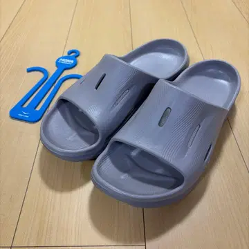 호카 오라 리커버리 슬라이드 3 그레이 29cm