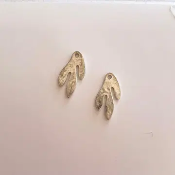 요건 레일 실버 피어스 파츠