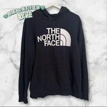 가격 인하! 고품질 THE NORTH FACE 빅 로고 후드티 M 블랙