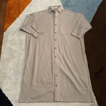 [ KBF ] 롱 셔츠 원피스 그레이지 FREE