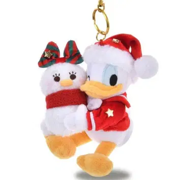 도날드 봉제 인형 키링 키체인 DISNEY CHRISTMAS
