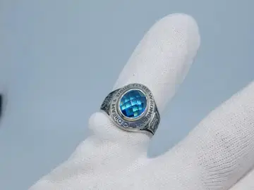 [ 재고 처분 세일 ] 새상품 13호 닥터 몬로 칼리지 반지 블루