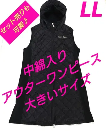 marie claire 충전솜 아우터 원피스 LL 빅 사이즈