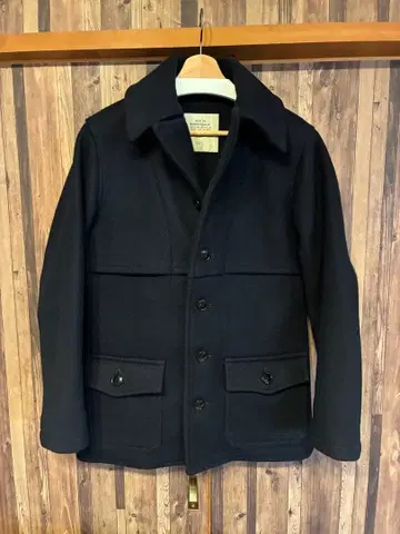 Buzz Rickson 매키노 코트 사이즈 38 네이비