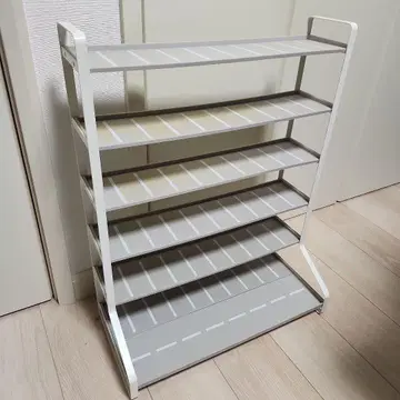 야마자키 실업 수납 미니카 & 레일 토이 랙 토미카 수납 랙