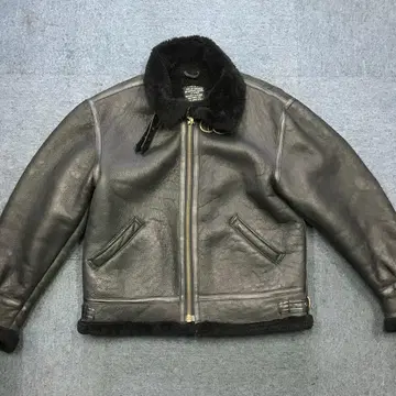 U.S. ARMY STYLE 블랙 가죽 자켓