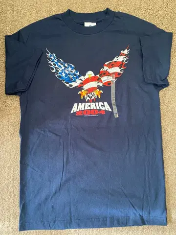 미국 2004 T셔츠 네이비