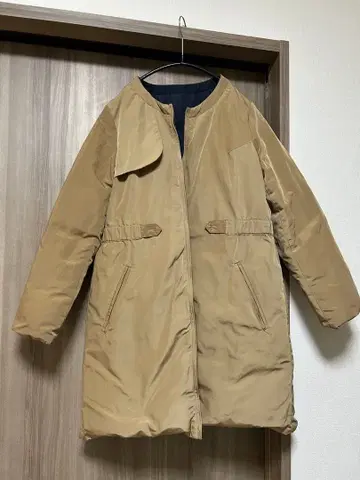 예나스로브 다운 자켓 36 노카라 리버서블 S~M