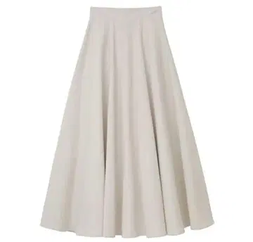 CLANE 볼륨 플레어 맥시 스커트