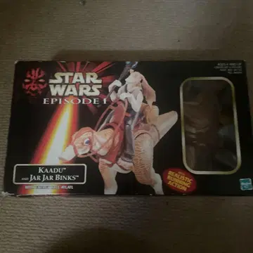 Star Wars EpisodeI Kaadu and JarJarBinks