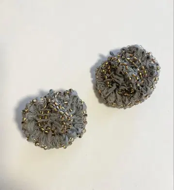 요건 레일 블루 그레이 귀걸이 부품