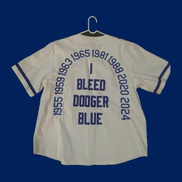 MLB 로스앤젤레스 다저스 코튼 베이스볼 셔츠