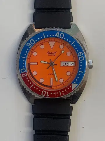 Peter F 오렌지 손목시계 쿼츠