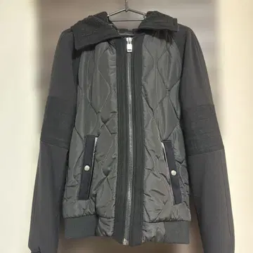 ZARA MEN 블랙 후드 블루종 아우터