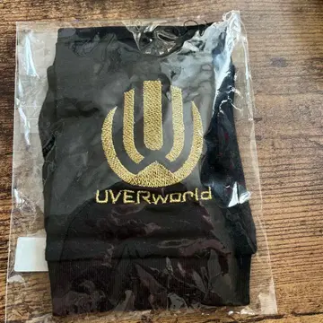 UVERworld 자수 로고 (골드) 블랙 그로브