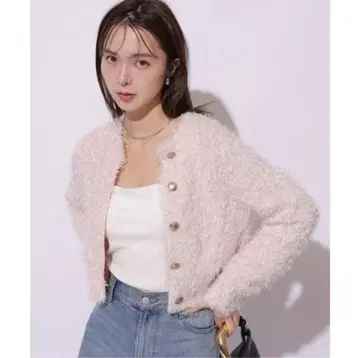 라메 페더 가디건