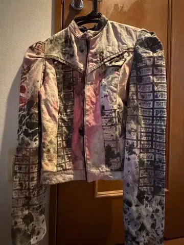 헤이세이 갸루 데님 자켓 y2k 캐주얼 집업 크롭 그런지